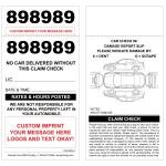 2 Part Custom Valet Tickets