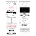 4 Part Custom Valet Tickets