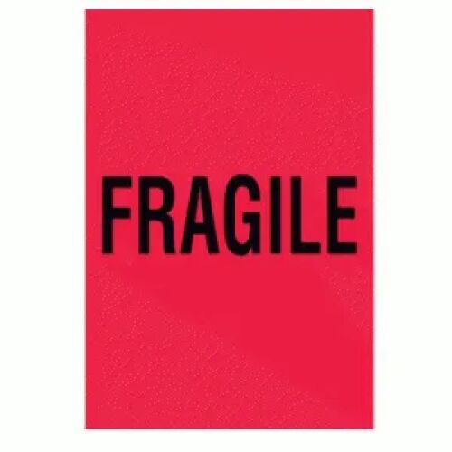 red-fluorescent-fragile-label-ams-printing