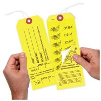 Bag Identification Tags, Manifold Construction with 6 Labels