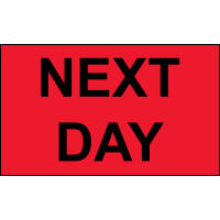 "Next Day" Label