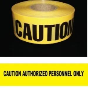 Caution Authorized Personnel Only Tape