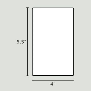 Direct Thermal Transfer Fanfold Labels